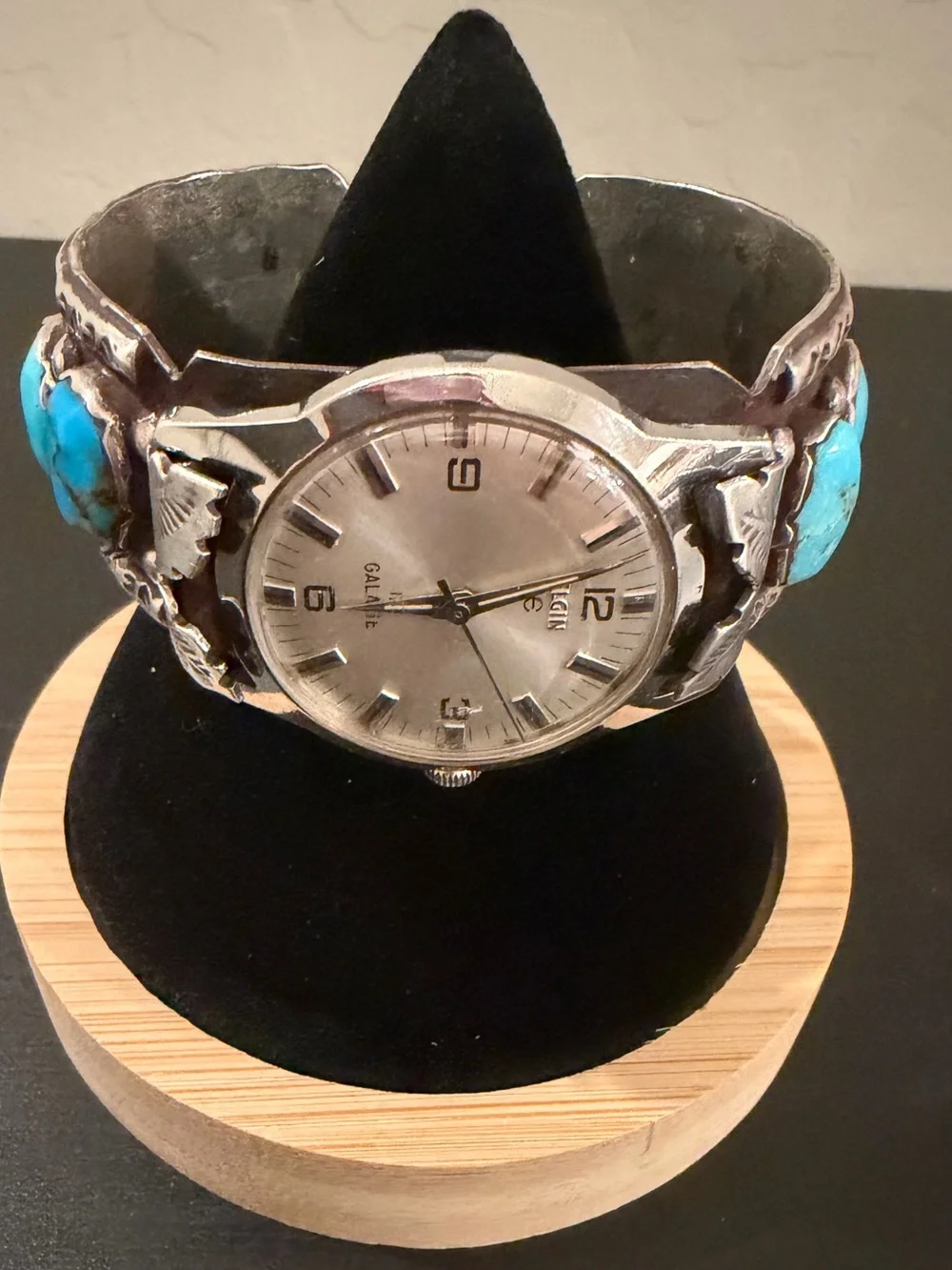 Genuine Bisbee Turquoise and Mother of Pearl Watch